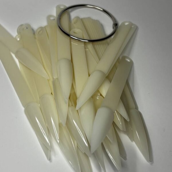 Paletar pe inel alb ascuțit 50 bucăți