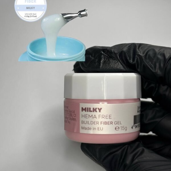 Gel Builder Fiber Milky White Mack's 15 ml