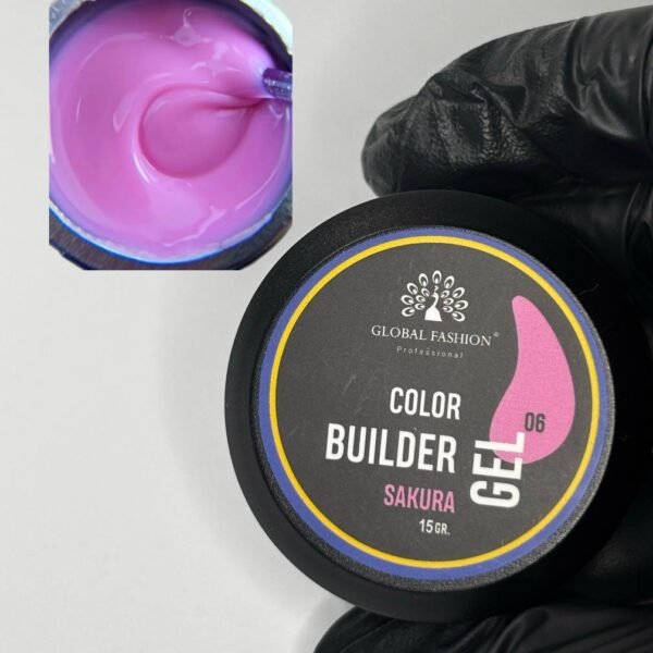 Gel Builder Color Sakura nr.06 Global Fashion 15 ml