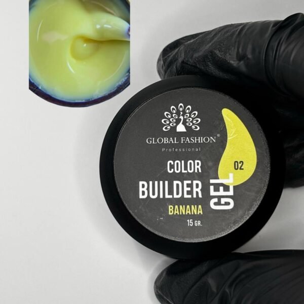 Gel Builder Color Banana nr.02 Global Fashion 15 ml